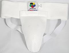 Защита паха мужская BestSport WKFappr #BS-з61WKF, бандаж+пластик.чаша  (L)