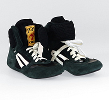 Обувь для борьбы (борцовки), замша и сетка БП103 (36, чёрный)